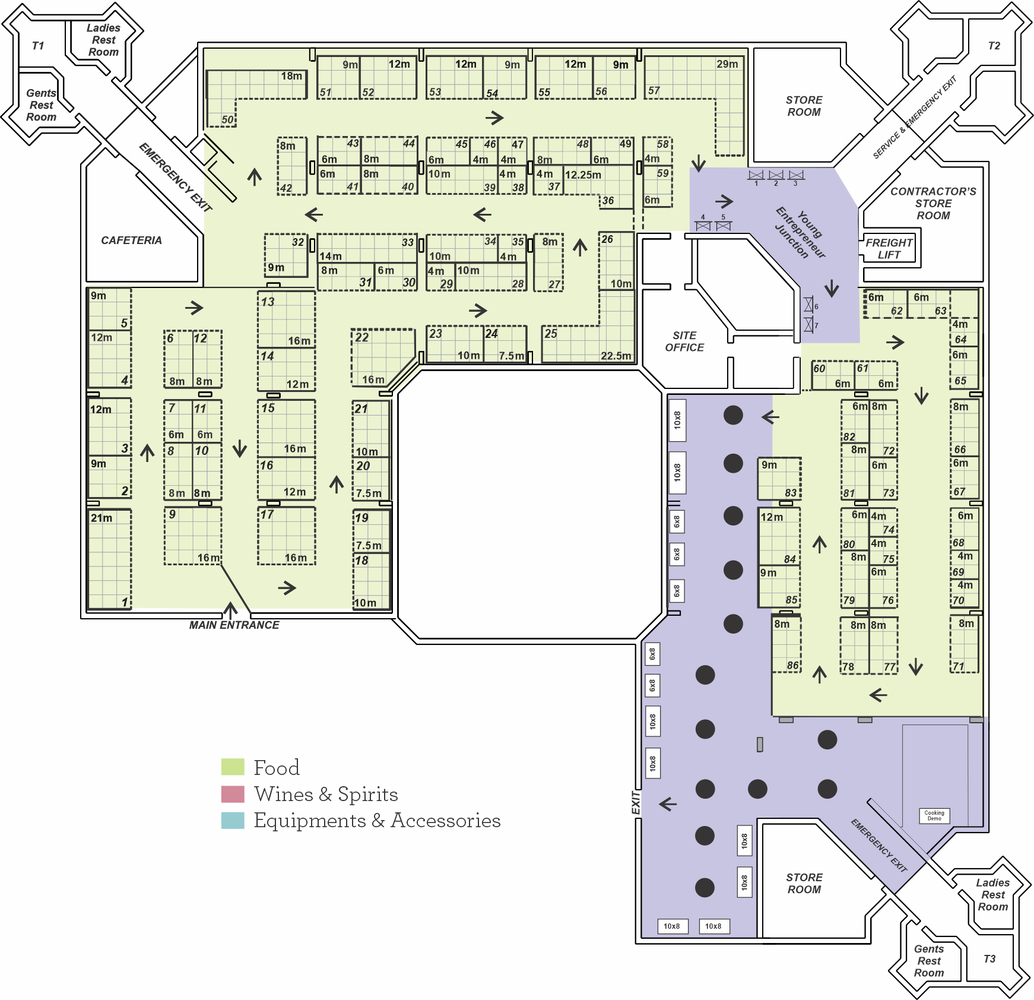 Mumbai Show Hall Layout